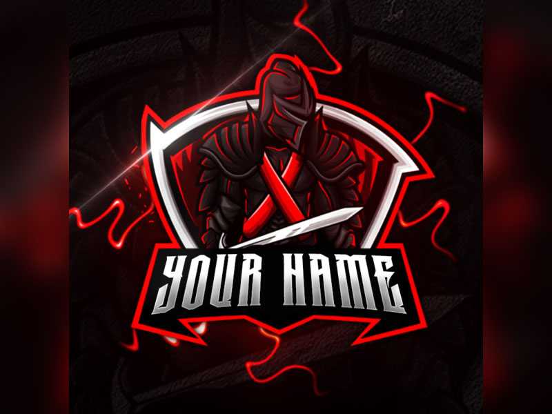 Warrior Gaming Clan Free Mascot Logo PSD