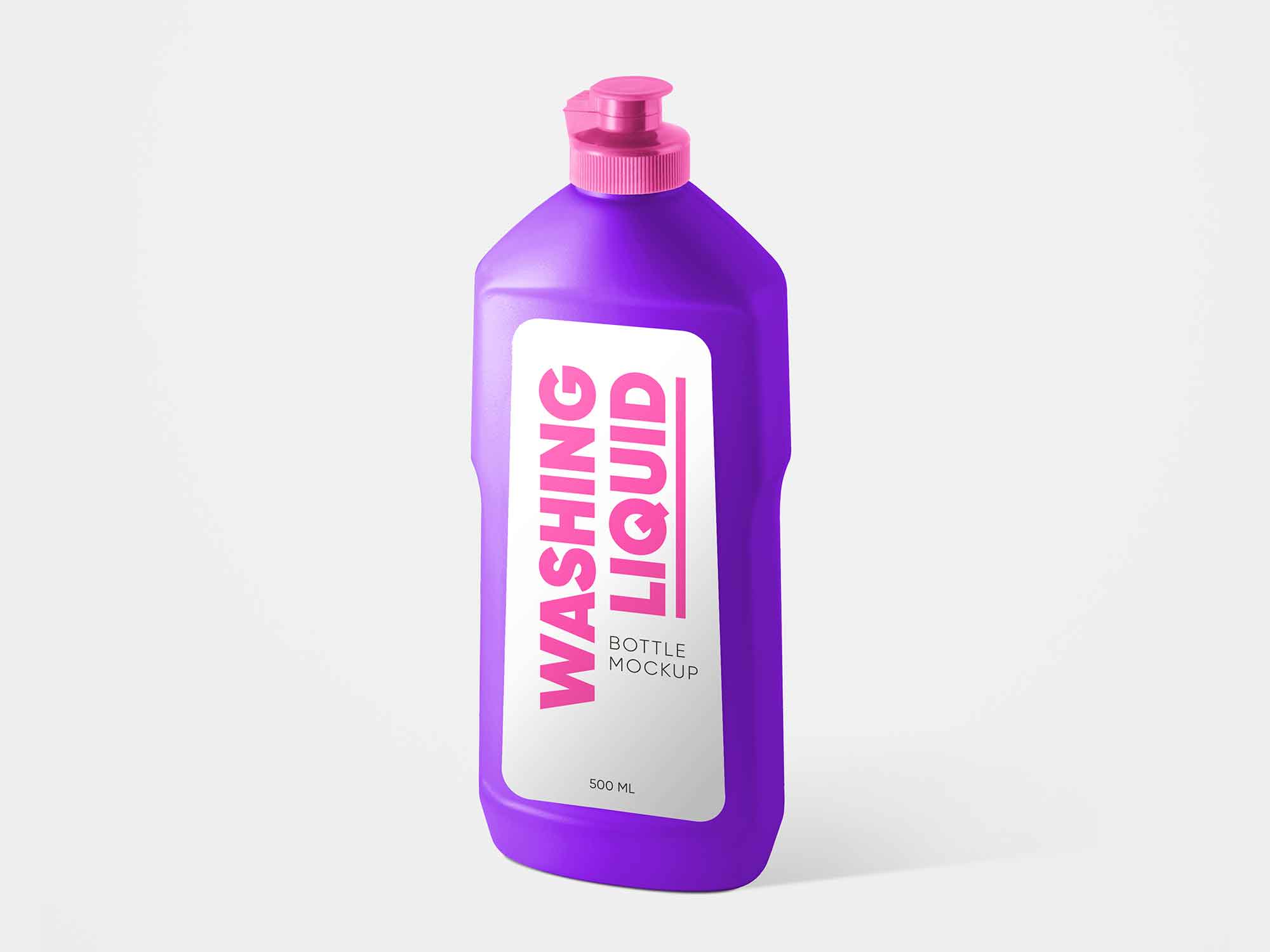 Washing Liquid Bottle Mockup PSD