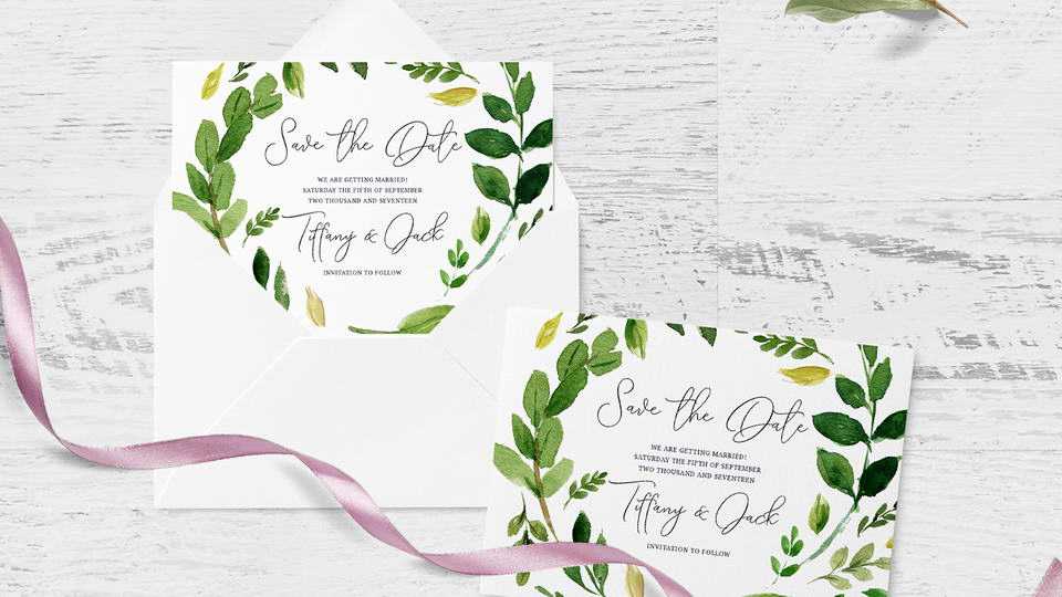 Wedding Invitation Free Mockup PSD