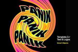 Whirlpool Style Lava Melting Text Effect PSD file free