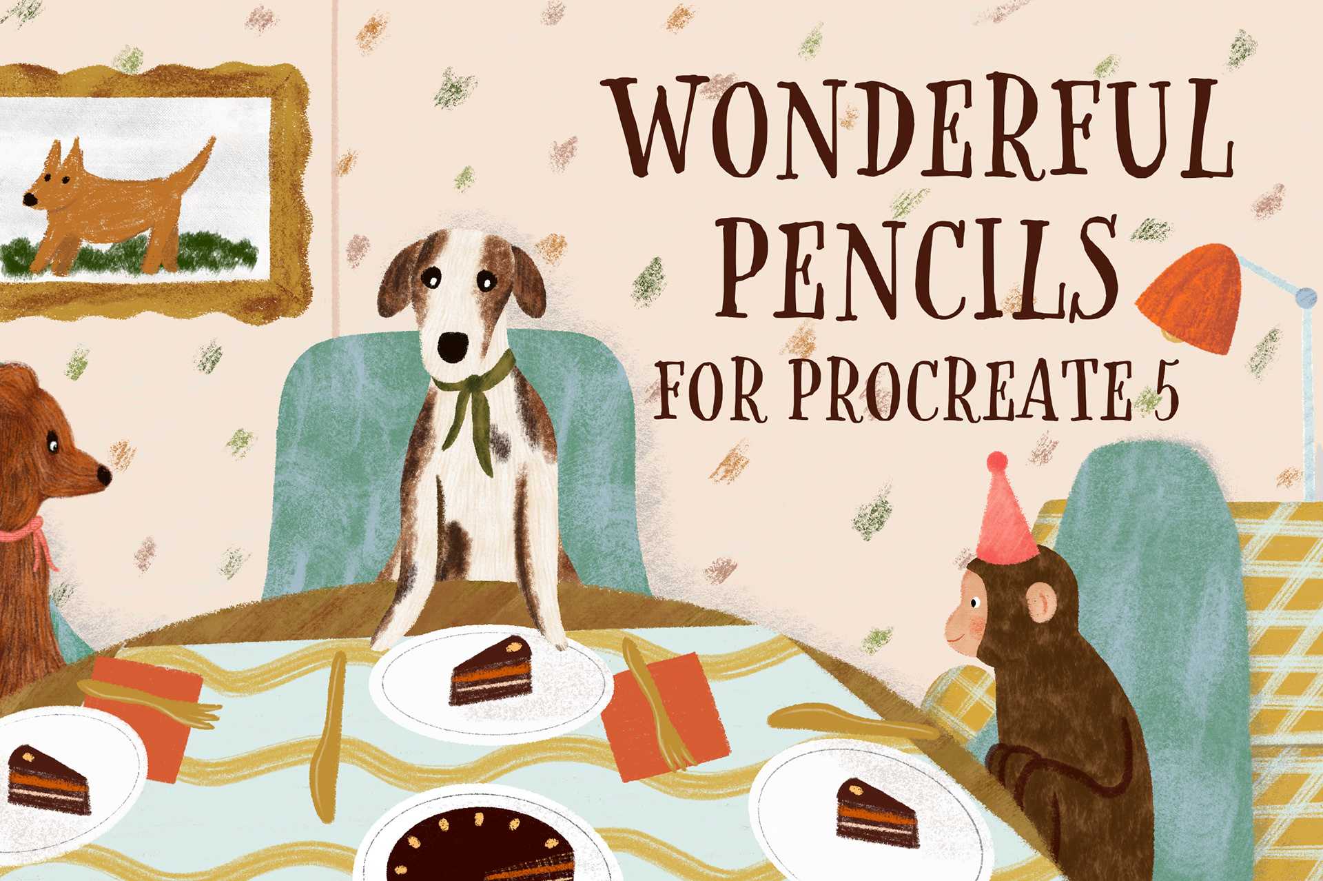 Wonderful Pencils Shades Procreate Brushes for Free