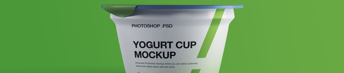 Yogurt Plastic Cup Free Mockup
