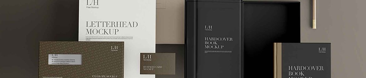 10 Elements Stationery Mockup (PSD)