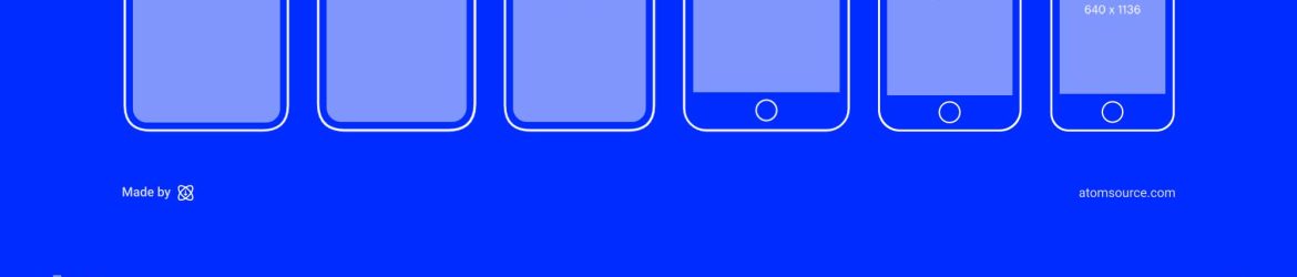 10 Vector iPhone and iPad mockups (PSD, Sketch, Affinity)