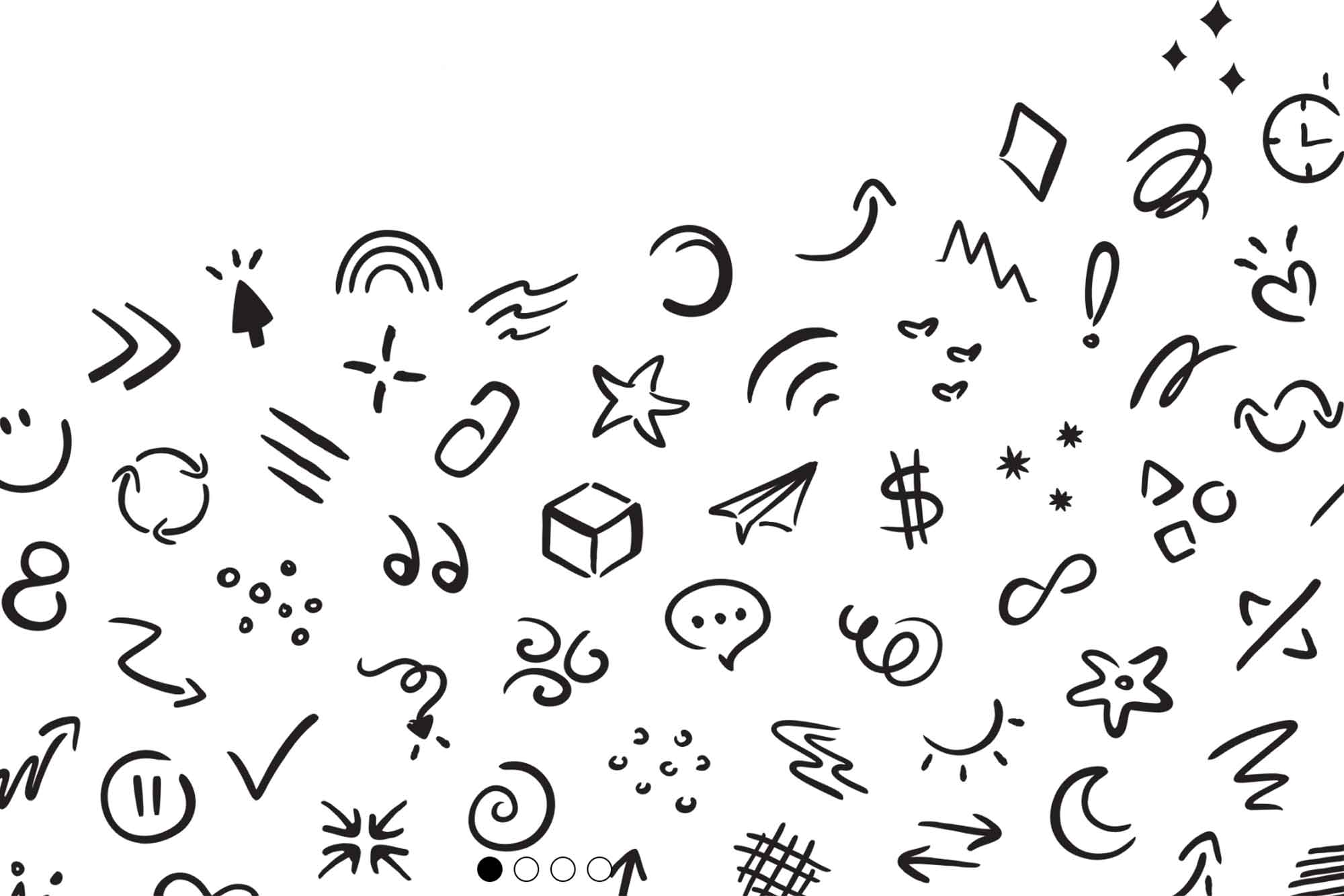 150 Free Notion-style Scribbles (SVG, PNG)