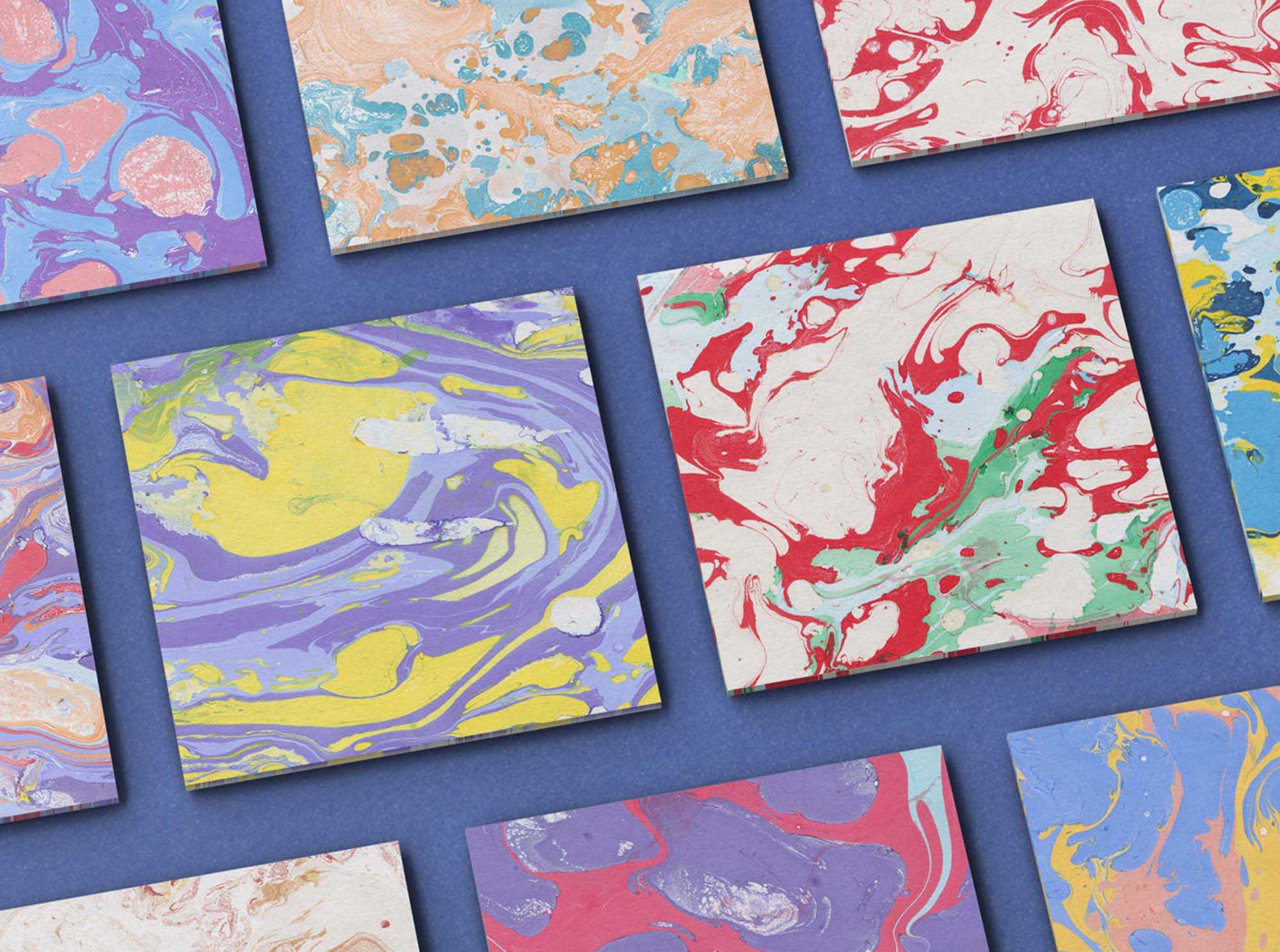 18 Free Ink Marble Paper Textures