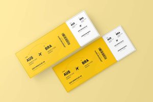 2 Free Event Tickets Mockup (PSD)