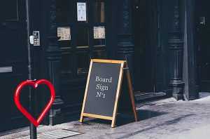 2 Free Hip Sign Mockups (PSD)