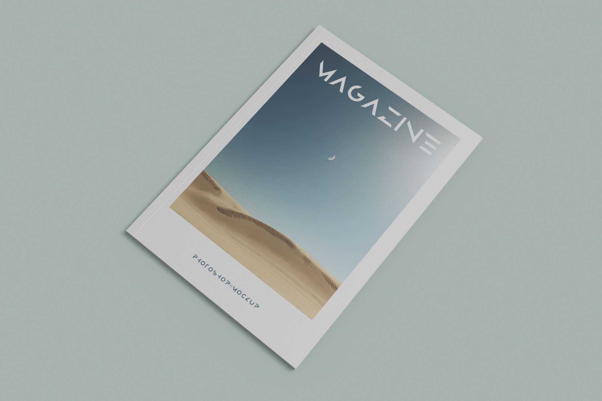 2 Free Minimalist Magazine Mockups (PSD)