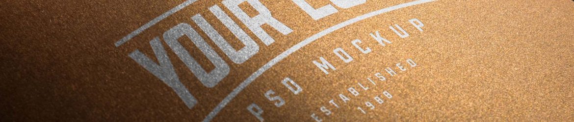 2 Free Paper Printed Logo Mockups (PSD)