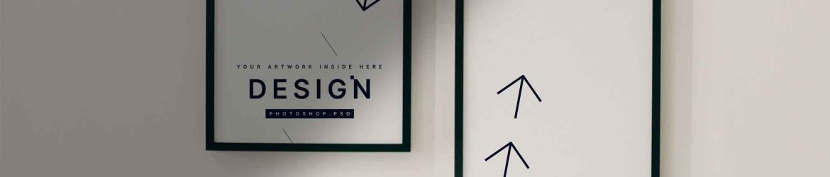 2 Free Poster Frame Mockups (PSD)