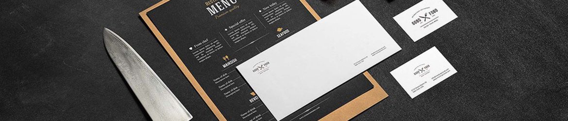 2 Free Restaurant & Bar Branding Mockups (PSD)