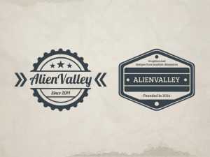 2 Free Vintage Logo Templates (PSD)