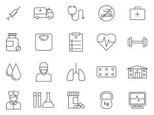 20 Free Health Vector Icons (AI)