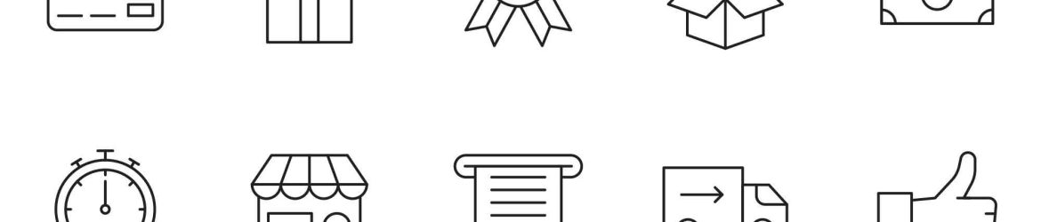 20 Free Shopping Vector Icons (AI)