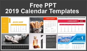 2019 Calendar PowerPoint Templates