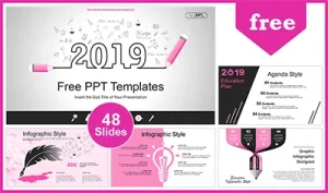 2019 Education Plan PowerPoint Templates