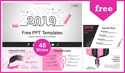 2019 Education Plan PowerPoint Templates