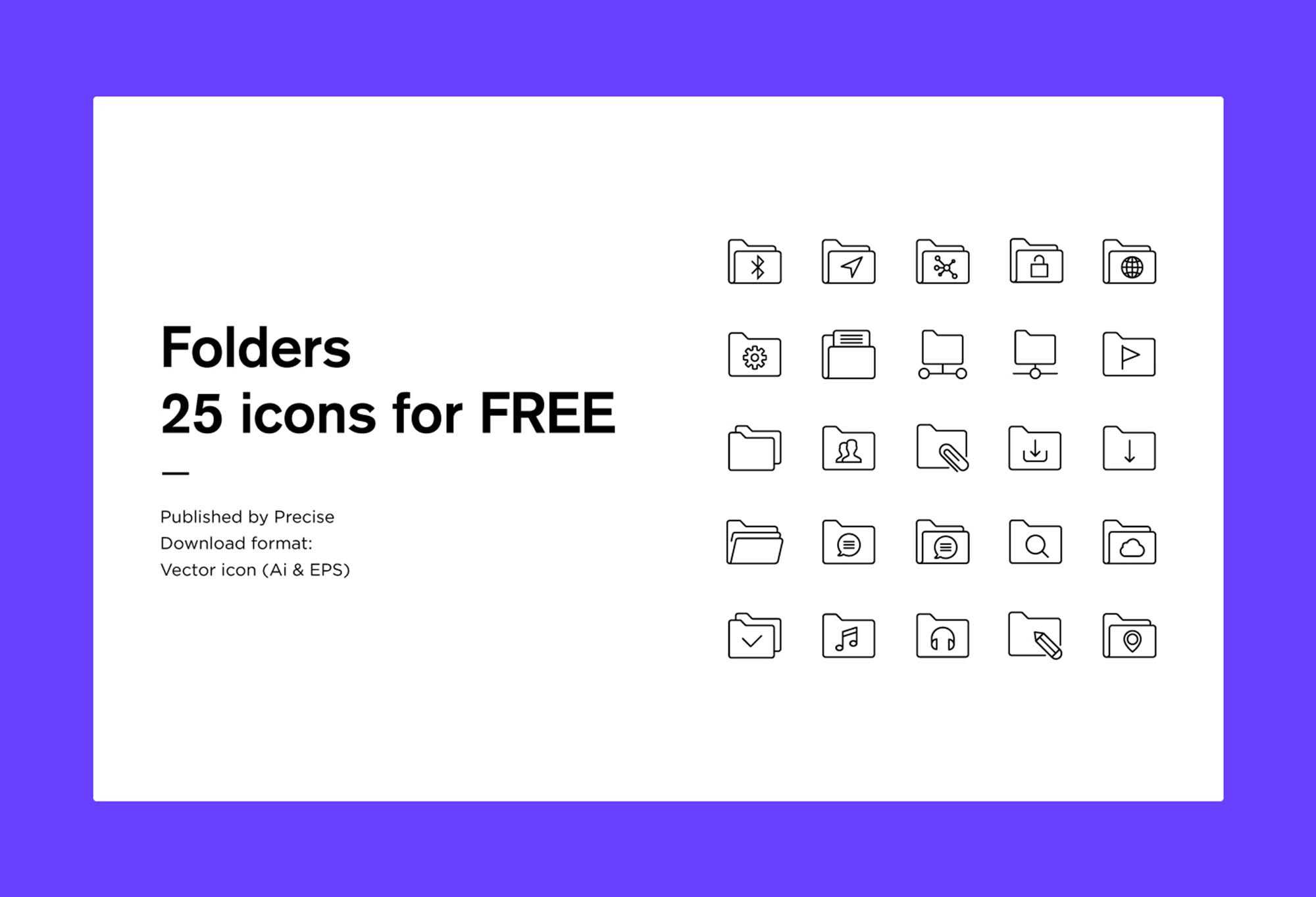 25 Free Folder Icons (Ai)