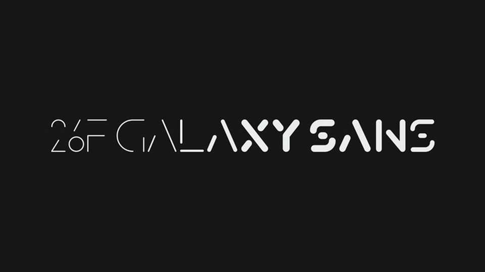 26F Galaxy Sans Font › Fontesk