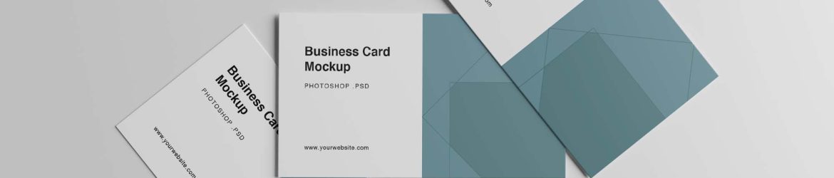 3 Business Card Mockups (PSD)
