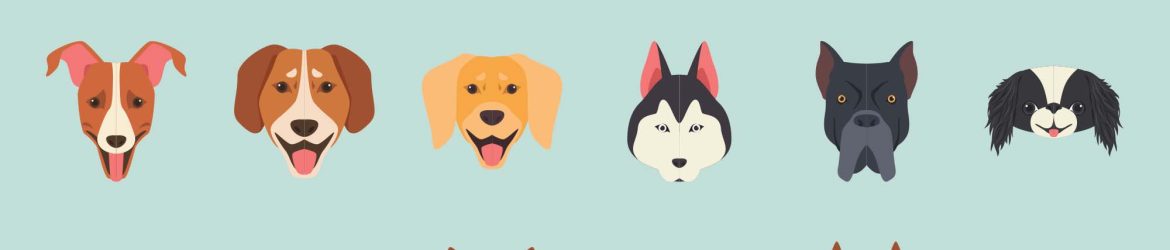30 Free Dog Breeds Vector Icons (AI)