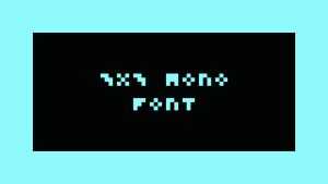 3×3 Mono Font › Fontesk