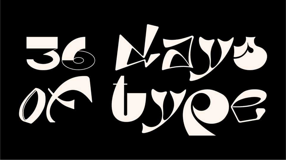 36 Days of Hype Font › Fontesk