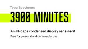 3900 Minutes Font › Fontesk