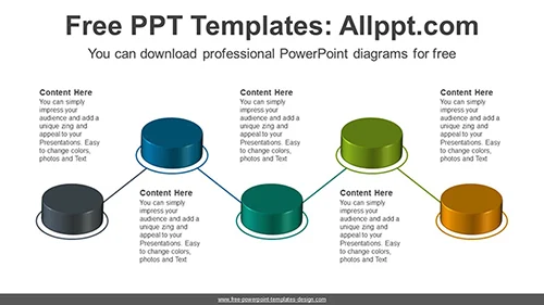3D Creative Circles PowerPoint Diagram