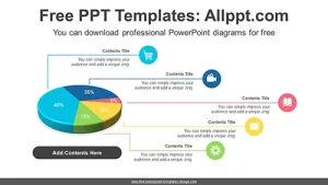 3D Pie Chart PowerPoint Diagram