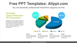 3D pie chart PowerPoint Diagram Template