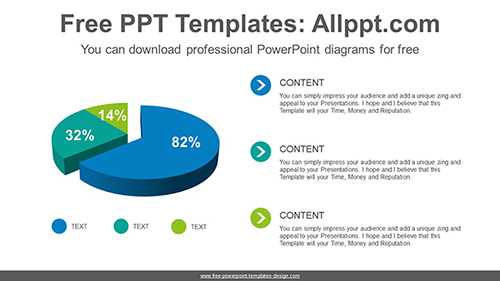 3D Pie Charts PowerPoint Diagram