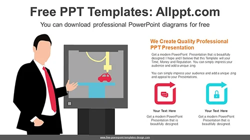 3D Printers Copy PowerPoint Diagram