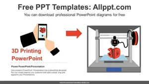 3D Printers PowerPoint Diagram Template