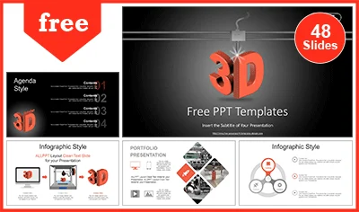 3D Printing Technology PowerPoint Templates