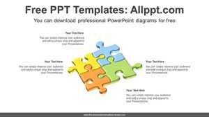 3D Radial Puzzle PowerPoint Diagram