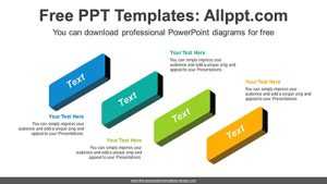 3D Rectangle Banner PowerPoint Diagram