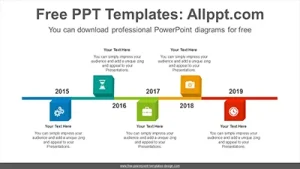 3D square format PowerPoint Diagram Template