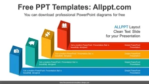 3D Square Pillar PowerPoint Diagram Template