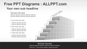 3D Stair PPT Diagrams