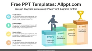 3D Terraced Podium Diagram Template