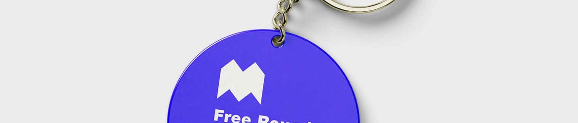 4 Free Keyring Mockups