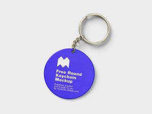 4 Free Keyring Mockups
