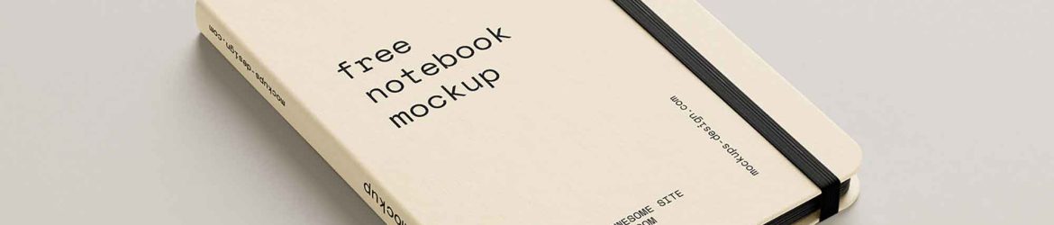 4 Free Notebook Mockups (PSD)