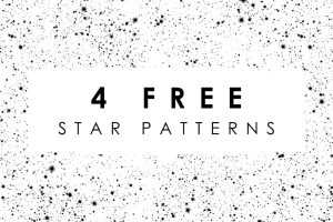 4 Free Star Patterns (PNG)