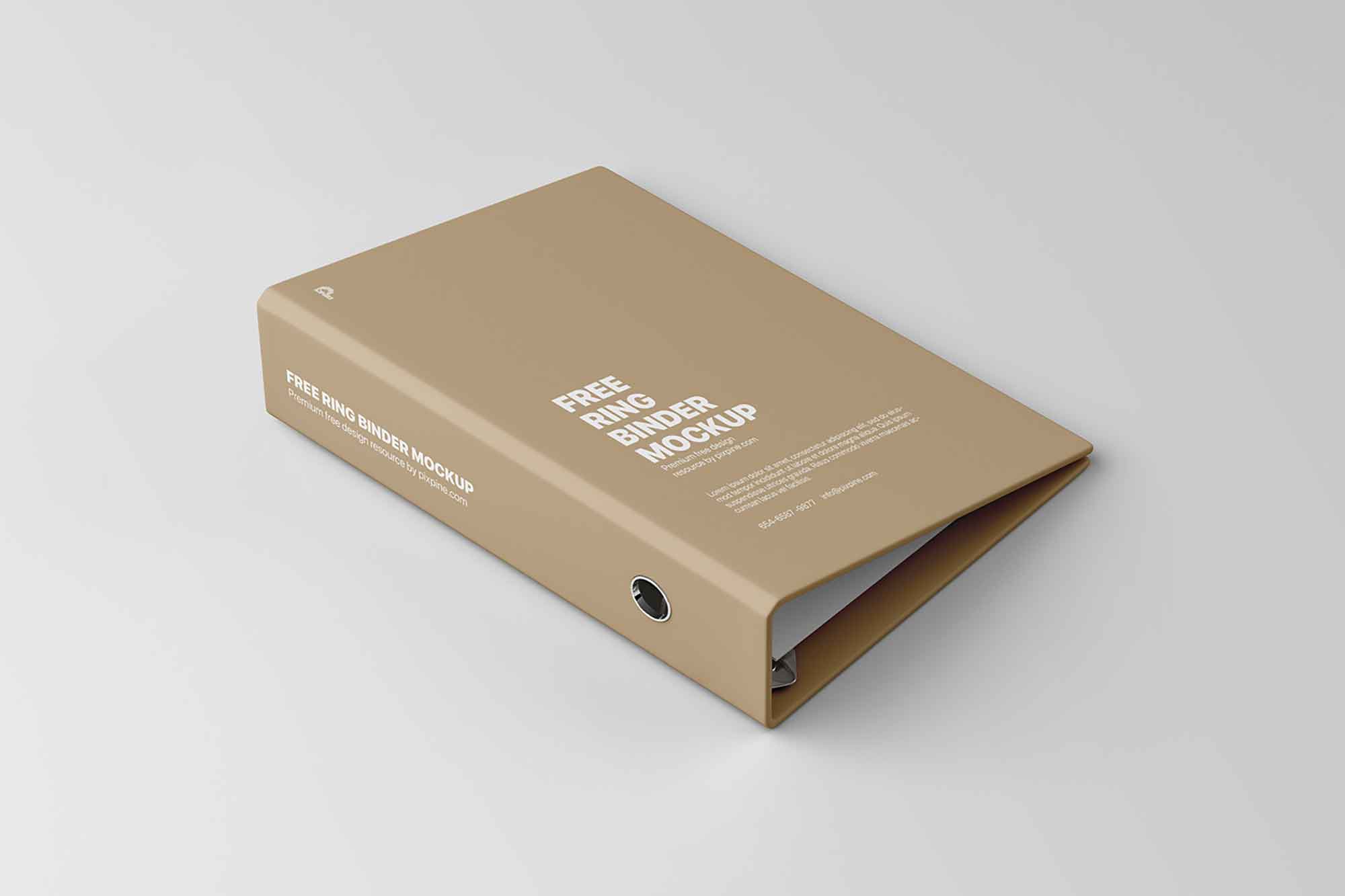 4 Ring Binder Mockup
