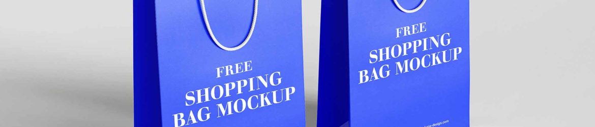 5 Free Shopping Bag Mockups (PSD)