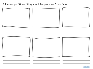 6 Frames per Slide Storyboard Template for PowerPoint