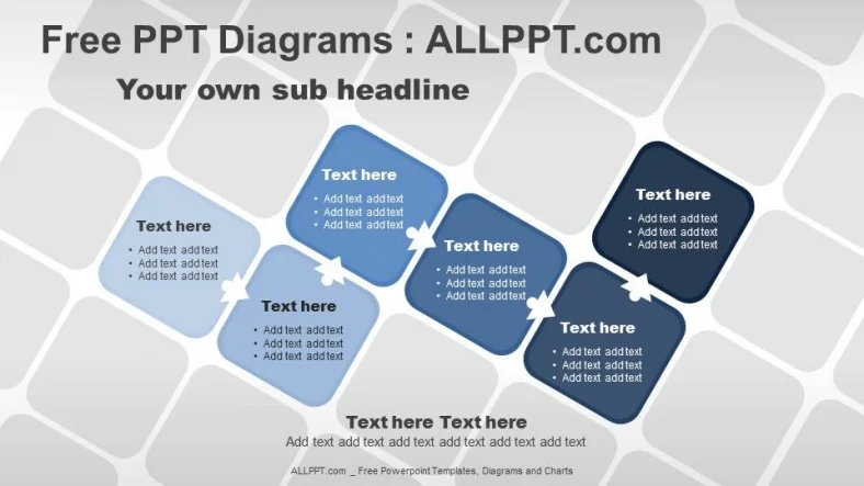 6 Matrix Flow PPT Diagrams